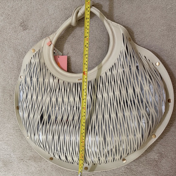 Cult Gaia Adina Shoulder Bag, Off White, Dust Bag Included, NWT - Picture 8 of 9